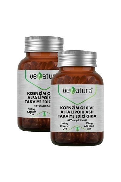 VeNatura Coenzyme Q10 Alpha Lipoic Acid 60 Capsules 2 Pieces