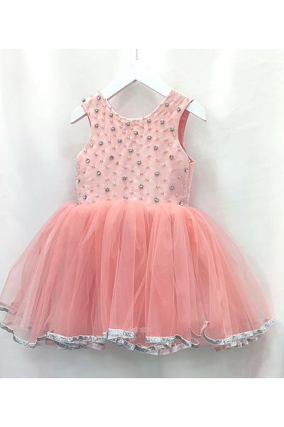 MODA NUR 1 έτους, ροζ χρώμα, κρυστάλλινη πέτρα και κεντημένη με χάντρες, φόδρα