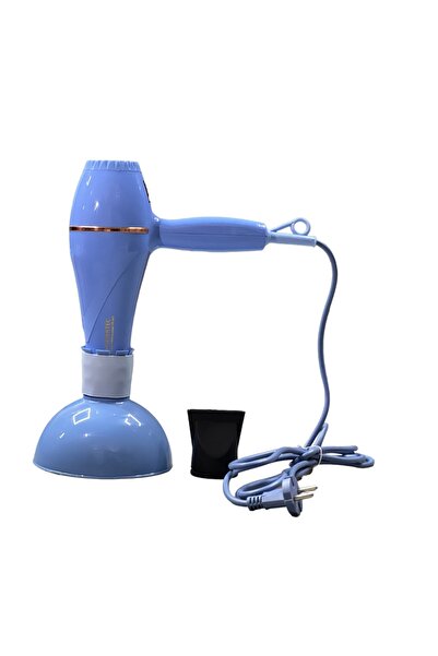 POWERTEC Tr-501+Professional Hair Dryer and Blow Dryer with Colorful Volume Diffuser Head Blue Color