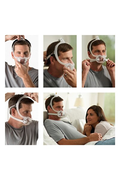 Philips Respironics Dreamwear Full Face Cpap Maskesi Large + Yedek Kafa Silikonu
