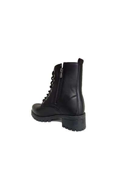 Vanessa Γυναικείες χειμερινές αδιάβροχες μπότες με φερμουάρ από καουτσούκ, μαύρο χρώμα, επίπεδη σφήνα, καθημερινές κλασικές γυναικείες μπότες