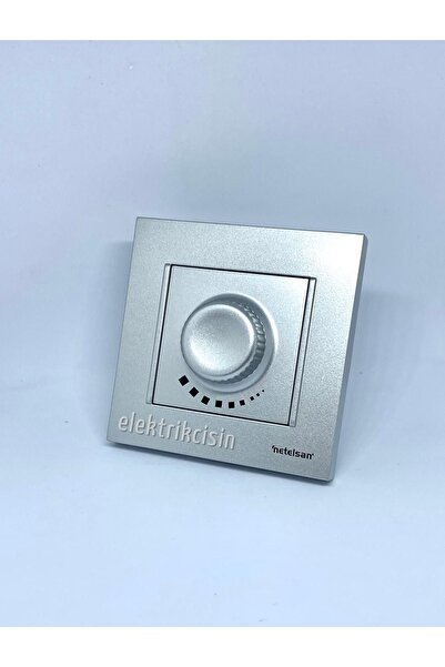 Netelsan Byobu Gümüş Dimmer Anahtarı (çerçeve Dahil) 1 Adet