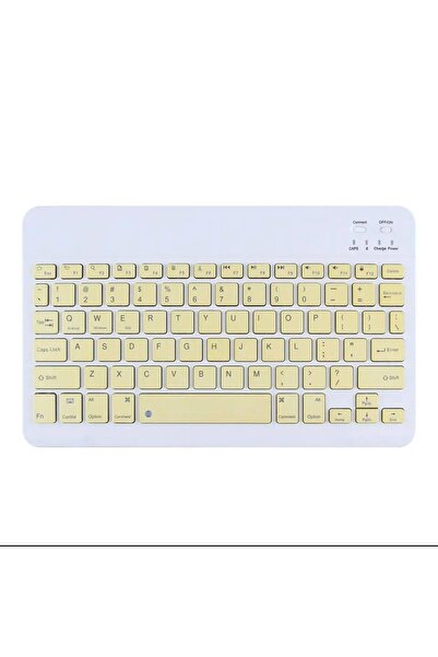 Alfa MEC Ipad 10. Nesil 10.9 2022 Uyumlu Kablosuz Bluetooth Q Klavye A2696 A2757 A2777