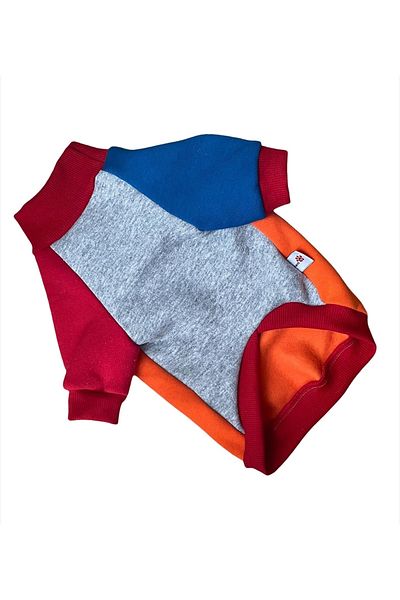 Barneystore Cat Dog Colored Sweat with Fleece Inside