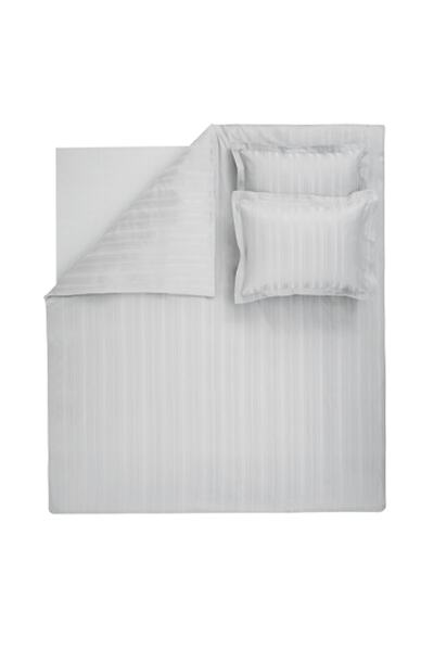 Yataş Shelly Double Bamboo Satin Duvet Cover Set - Gray