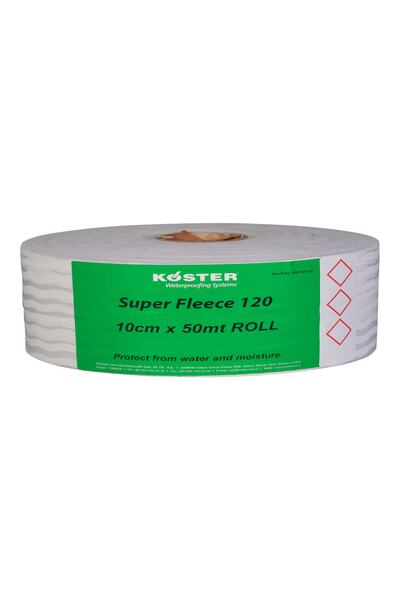 Köster Super Fleece Likit Su Yalıtım Ürünleri Için Takviye Keçesi / 10cm X 50 Mt