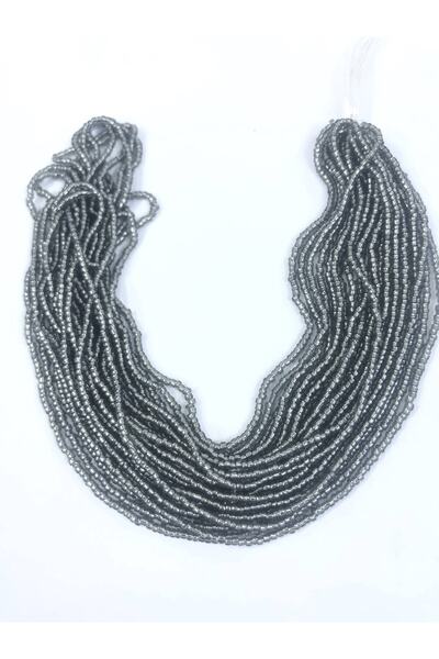 FdayAksesuar Разновидности на мънистата Антрацитен цвят Низане Пясъчно мънист...