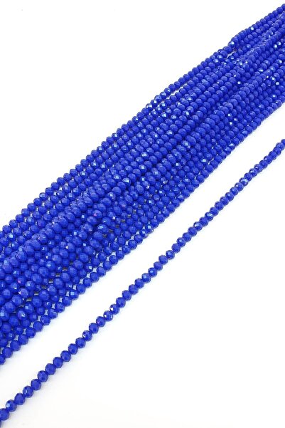 FdayAksesuar Мат Сакс Синя кристална мъниста 6 мм – Мъниста