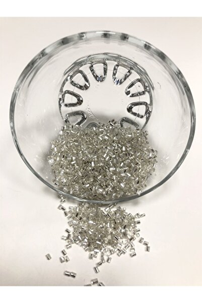 FdayAksesuar Sortiment de mărgele colorate argintii Dadi, mărgele tubulare ră...