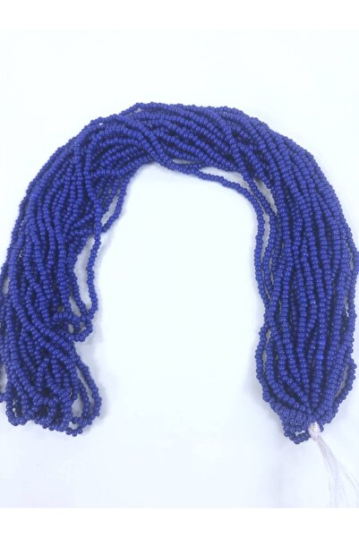 FdayAksesuar Ποικιλία από χάντρες μπλε κοβαλτίου Μπλε Χάντρες Άμμου 1 Σειρά –...