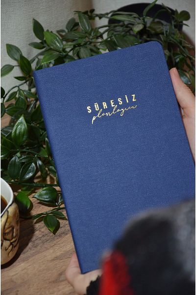 CoNotes 13×21 Cm Leather Thread Stitching Undated Agenda/Undated Planner