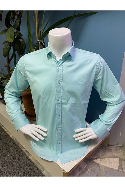 CLASSO Cotton Lycra Plain Shirt