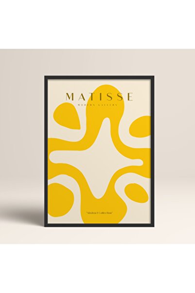 HOMEPACK Modele colorate abstracte cu cadru laminat negru Pictură de artă mod...