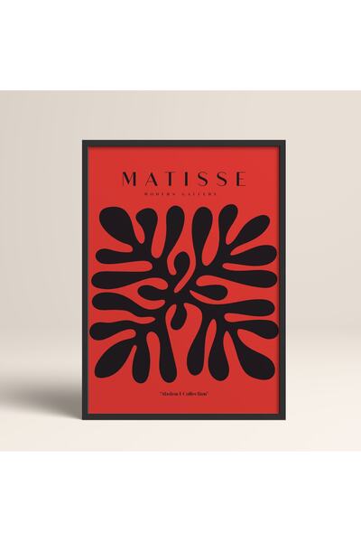 HOMEPACK Modele colorate abstracte cu cadru laminat negru Pictură de artă mod...