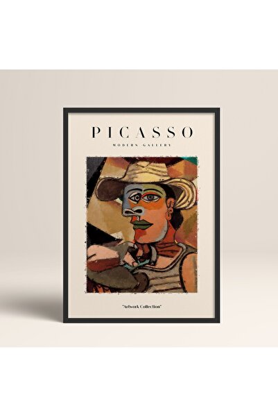 HOMEPACK Pictură din colecția de lucrări de artă abstracte din Galeria Modernă Picasso înrămată