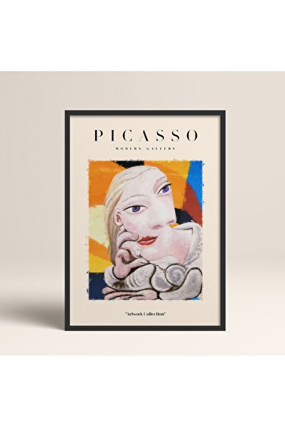 HOMEPACK Çerçeveli Picasso Modern Gallery Soyut Artwork Collection Tablo