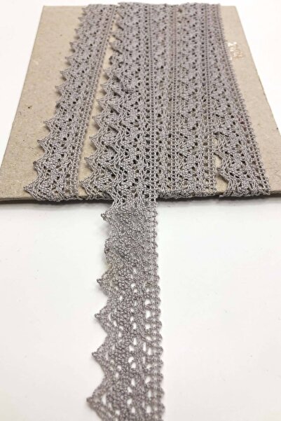 FdayAksesuar Dekorativna traka, siva, Kopanaki Koton Čipka – Dekorativna traka