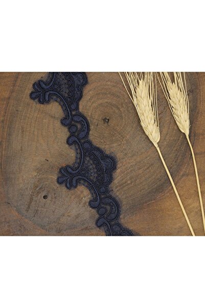 FdayAksesuar Декоративна панделка Аксесоар Тъмносин френски дантел 235 – Деко...