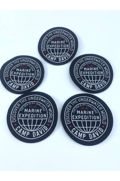 FdayAksesuar Διακοσμητικό Αξεσουάρ Κορδέλας 10 Τεμάχια Επιγραφή Αρματοσήμων Θ...