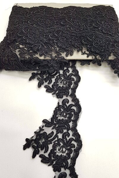 FdayAksesuar Διακοσμητική Κορδέλα Αξεσουάρ Μαύρη Γαλλική Γκιπούρ Δαντέλα άκρω...