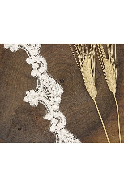 FdayAksesuar Διακοσμητική Κορδέλα Αξεσουάρ σε απόχρωση Off-White Γαλλικό Γκιπ...