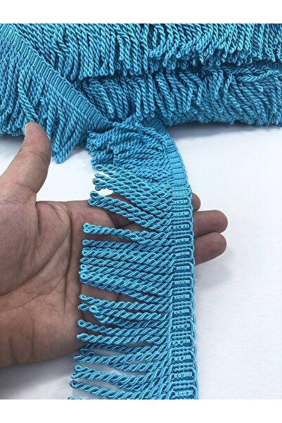 FdayAksesuar Διακοσμητική Κορδέλα Αξεσουάρ Τυρκουάζ Μπουλόνι με Κρόσσια και Φ...