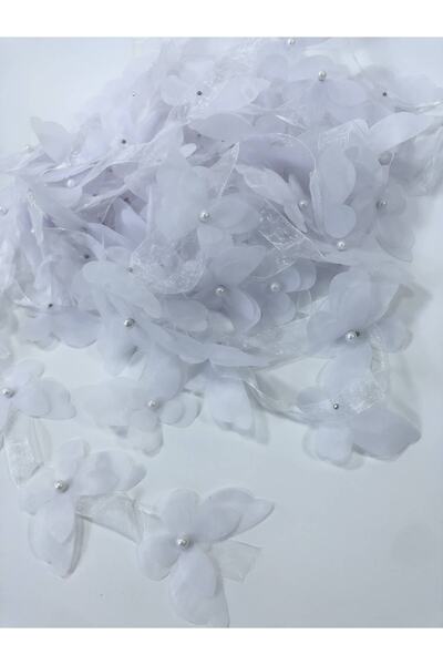 FdayAksesuar Accesoriu Panglică Decorativă Culoare Albă Panglică Fluture Lase...