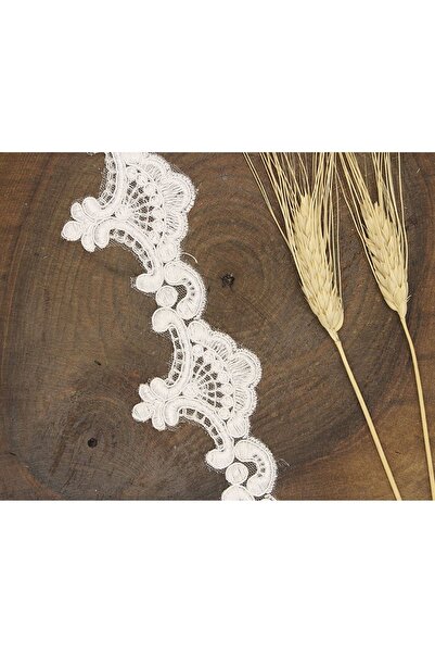 FdayAksesuar Декоративна панделка Аксесоар Бяла френска дантела 235 – Декорат...