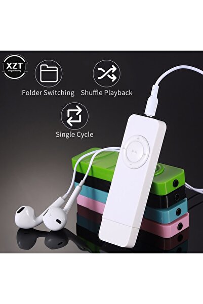 JUNGLEE Bluetooth Lu Mp3 Player Dahili Hoparlör Kablolu Ve Kablosuz Kulaklık Ile Kullanabilme Mini Mp3 Çalar