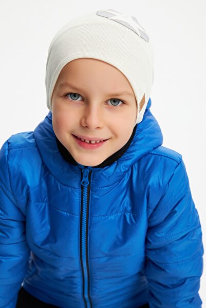 Babygiz Чоловіча дитяча шапка з помпоном, м'яка, двошарова, 100% натуральна бавовна