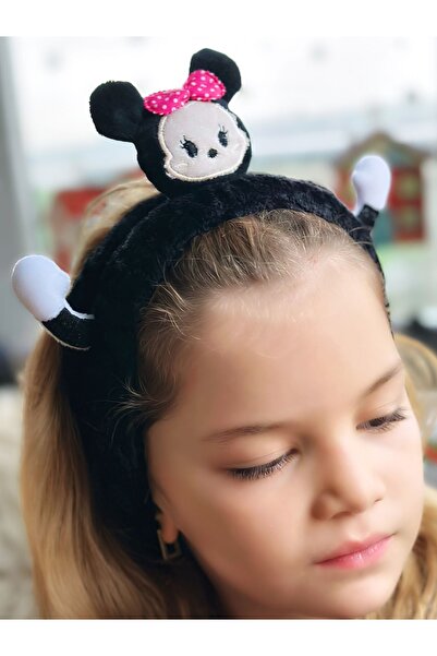 QUEEN AKSESUAR Jucărie de pluș Minnie Mouse Mouse 3D, moale, elastică, pentru...