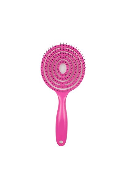 bizimevde Perie de păr profesională 3D Perie de păr Pink Pro Perie de păr rot...