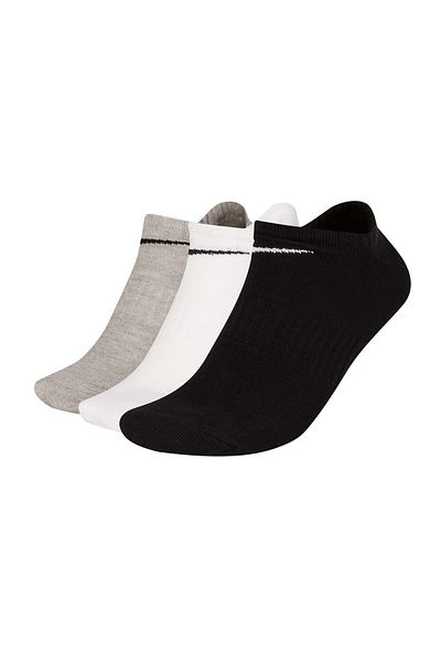 Nike Unisex 3er Pack Sneaker Sportsocken - Everyday, Lightweight No Show, einfarbig
