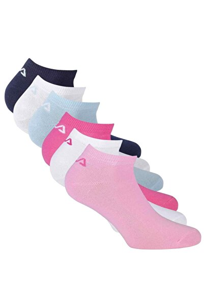 FILA Unisex Sneaker Socken, 6er Pack - Invisible, kurze Socken, Logo (2x 3 Paar)