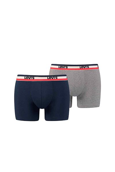 Levi's Logo-Boxershorts – Herren Sportswear, 2er-Pack