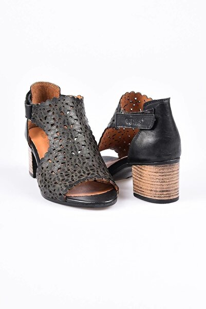 Venüs 1857215y Kadın Tpklu Sandalet Ayakkabı Sıyah