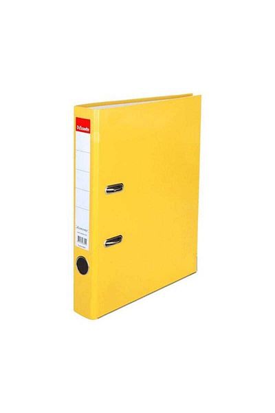 Esselte Narrow Plastic Folder 9945 Yellow 30 Pieces Box