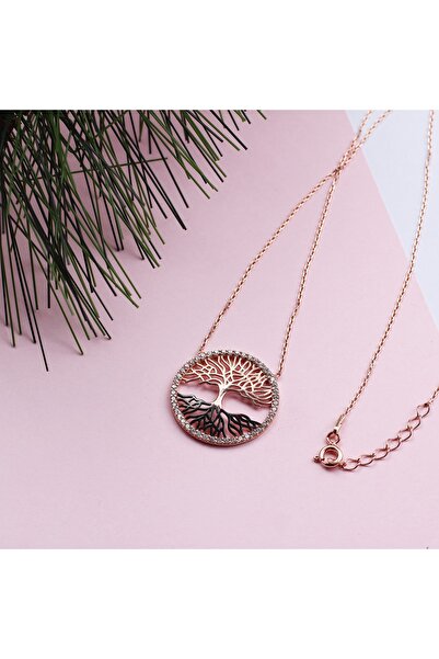 Glorria Kadın Gümüş Hayat Ağacı Kolye DT0453