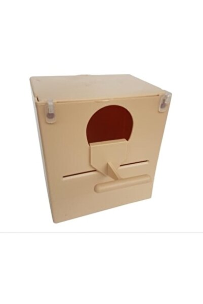 peturunsatis Finch Plastik Yuvalik 9,5 X 14 X 13 ( Kahve Yuvarlak Agiz )