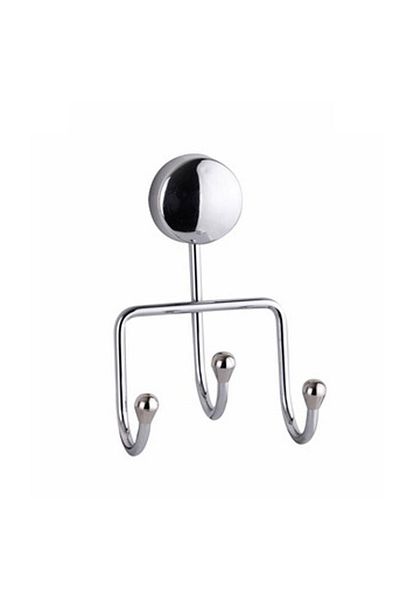 Alper Banyo Chrome 3-piece Screw and Hook Hanger luminaire Set