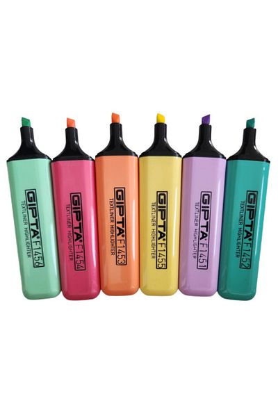 Gıpta Pastel Highlighter Pen Set of 6