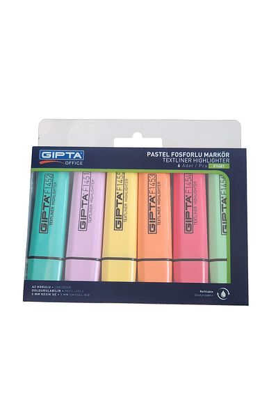 Gıpta Pastel Highlighter Pen Set of 6
