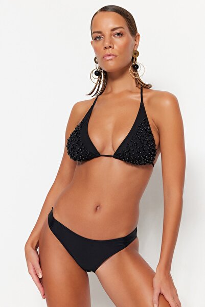 Trendyol Collection Μαύρο κανονικό μπικίνι κάτω TBESS22BA0008