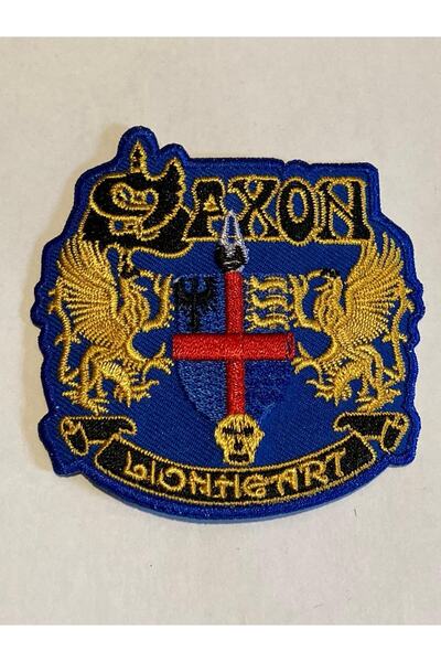 StüdyoÜmitTişört رقعة قلب ساكسون ليون، رقعة جينز، رقعة جينز