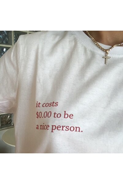 Kalic Studio شخص لطيف - تي شيرت - أبيض