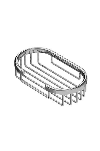 STARAX Oval Wire Soap Dish Stainless -chrome S-8896-c