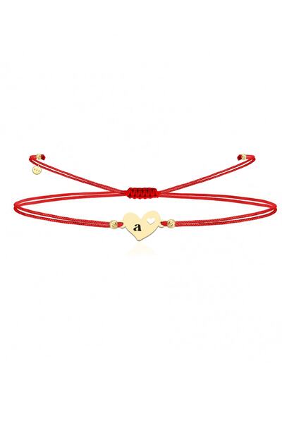 alberaccessories Kalp Harfli Kalp Detaylı 925 Ayar Gümüş Tasarım Içi Siyah Mi...