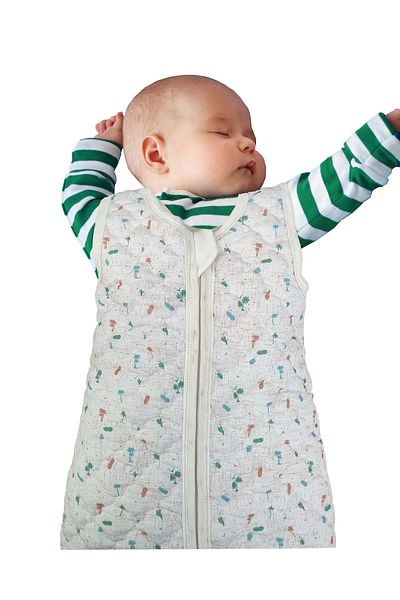 Sitilin Baby Thick Fiber Sleeping Bag Underwear and Outer Fabric 100% Natural Cotton Double Layer Special Fabric Unisex