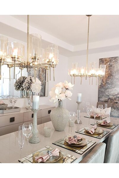 LUXURY VİLLA Luxury 1 Adet Aynalı Supla 33x33 Değişik Renk Ve Ayna Rengi Uygulanır