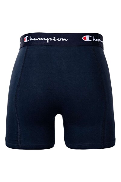 Champion Herren Boxershorts, 2er Pack - Baumwolle, Logobund, einfarbig